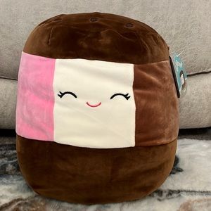 Squishmallows RARE NEELY the Ice Cream Sandwich BNWT 12” Rare Silver Tag